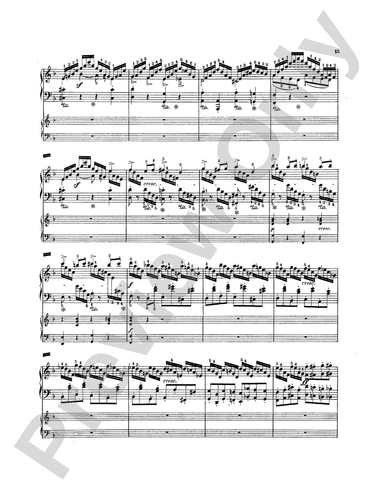 Mendelssohn: Piano Concerto No. 2 in D Minor, Op. 40: Piano Duo (2 Pianos, 4 Hands) Book (2 copies required)