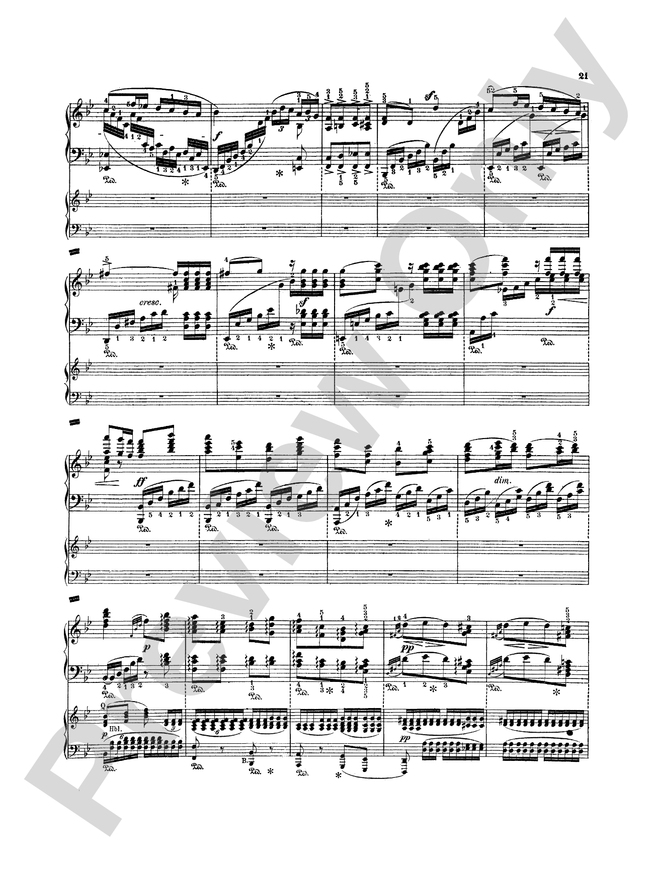 Mendelssohn: Piano Concerto No. 2 in D Minor, Op. 40: Piano Duo (2 Pianos, 4 Hands) Book (2 copies required)
