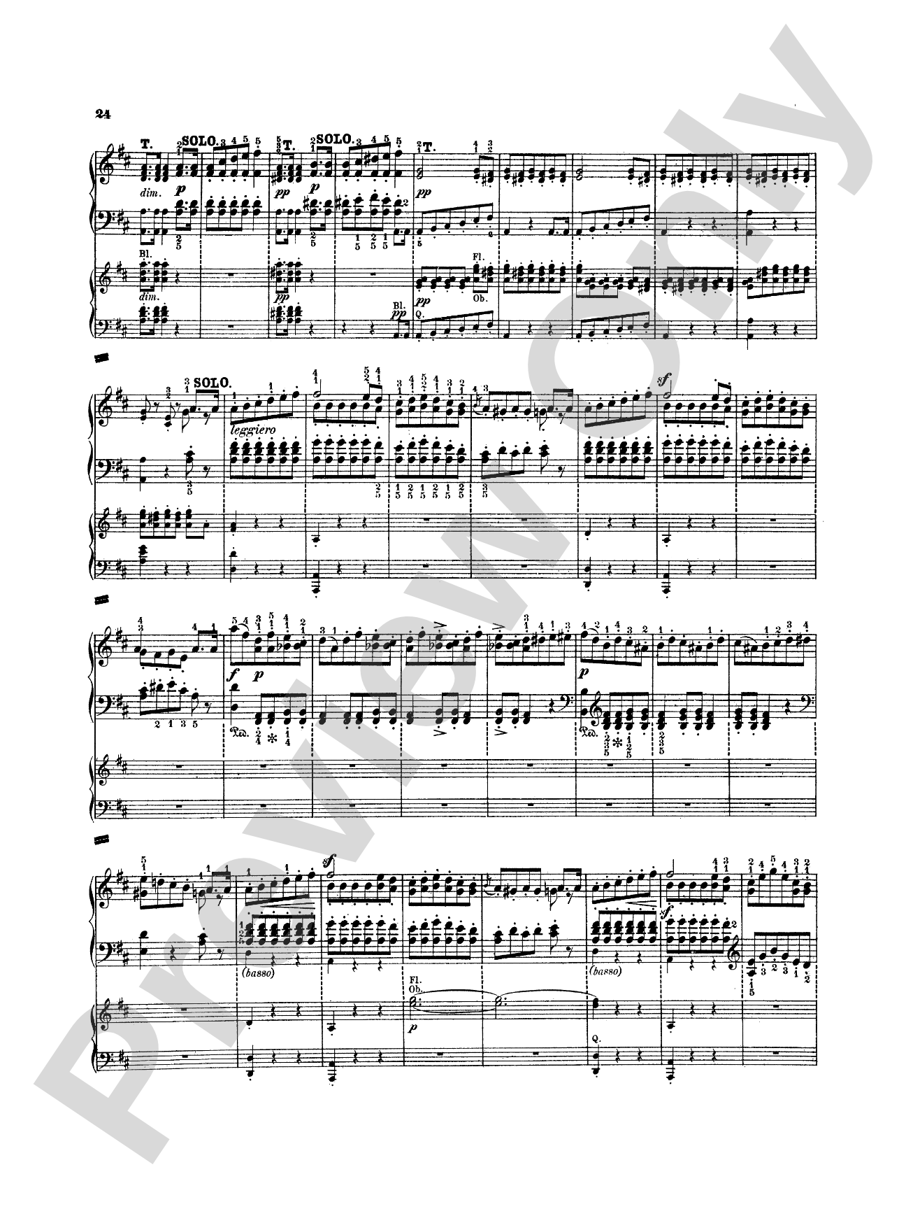 Mendelssohn: Piano Concerto No. 2 in D Minor, Op. 40: Piano Duo (2 Pianos, 4 Hands) Book (2 copies required)