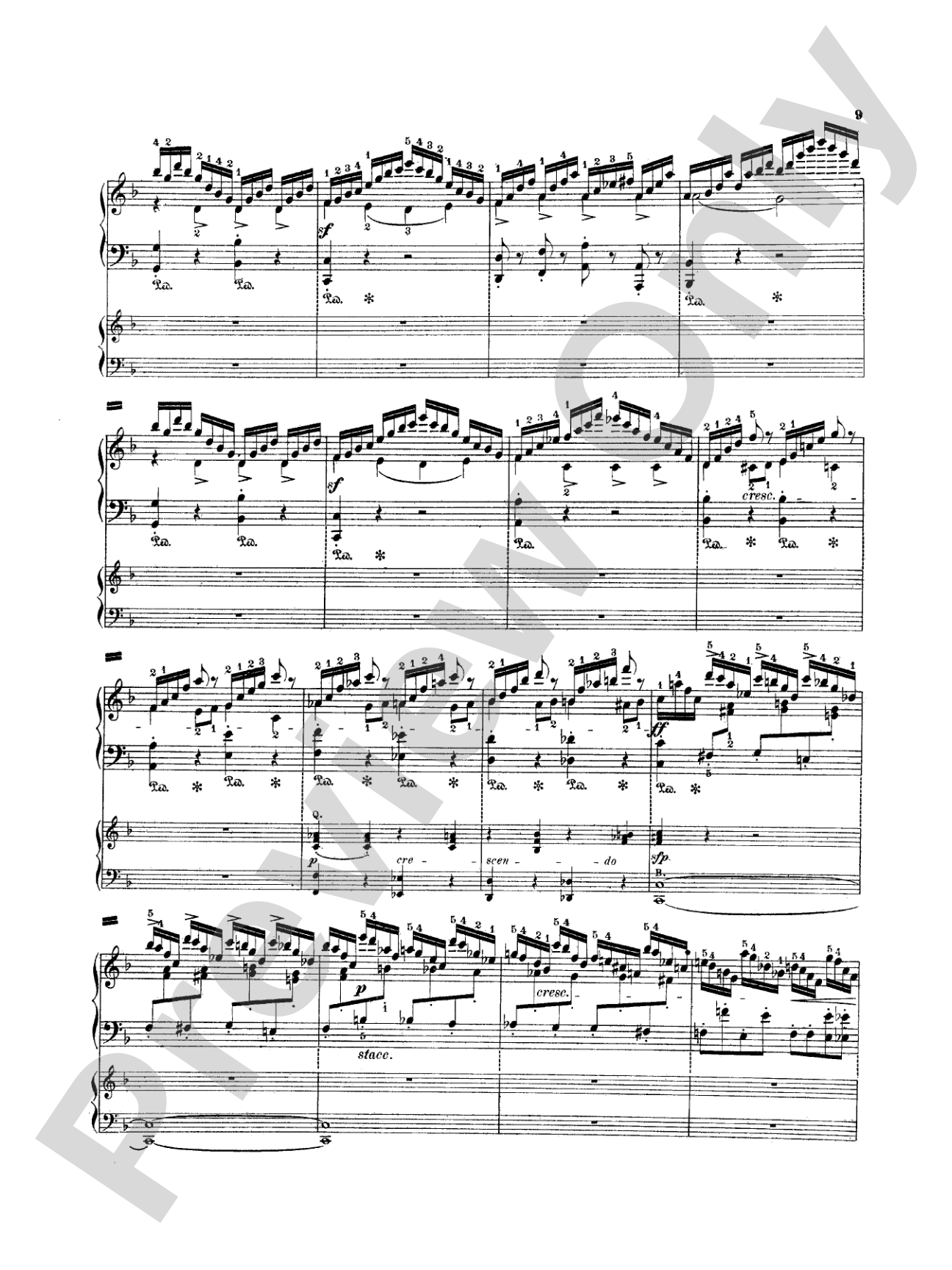 Mendelssohn: Piano Concerto No. 2 in D Minor, Op. 40: Piano Duo (2 Pianos, 4 Hands) Book (2 copies required)