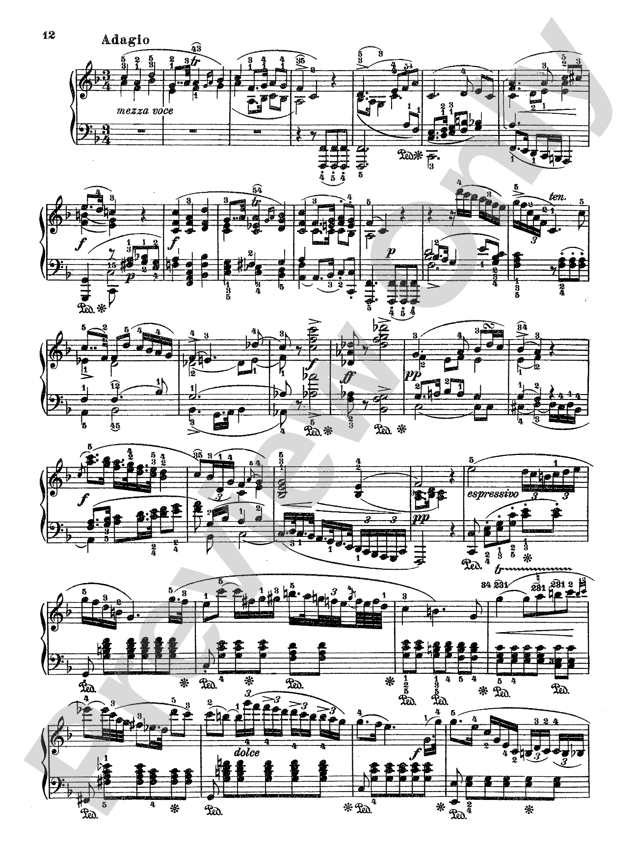 Weber: Four Piano Sonatas: Piano Book