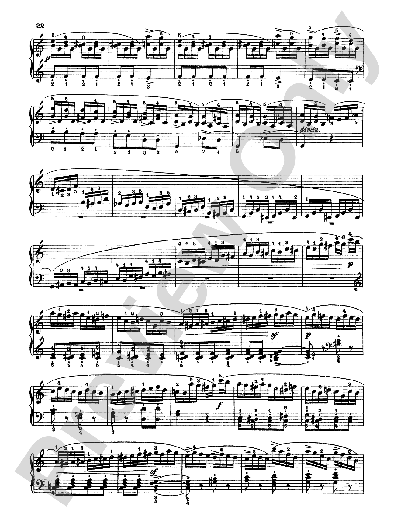 Weber: Four Piano Sonatas: Piano Book
