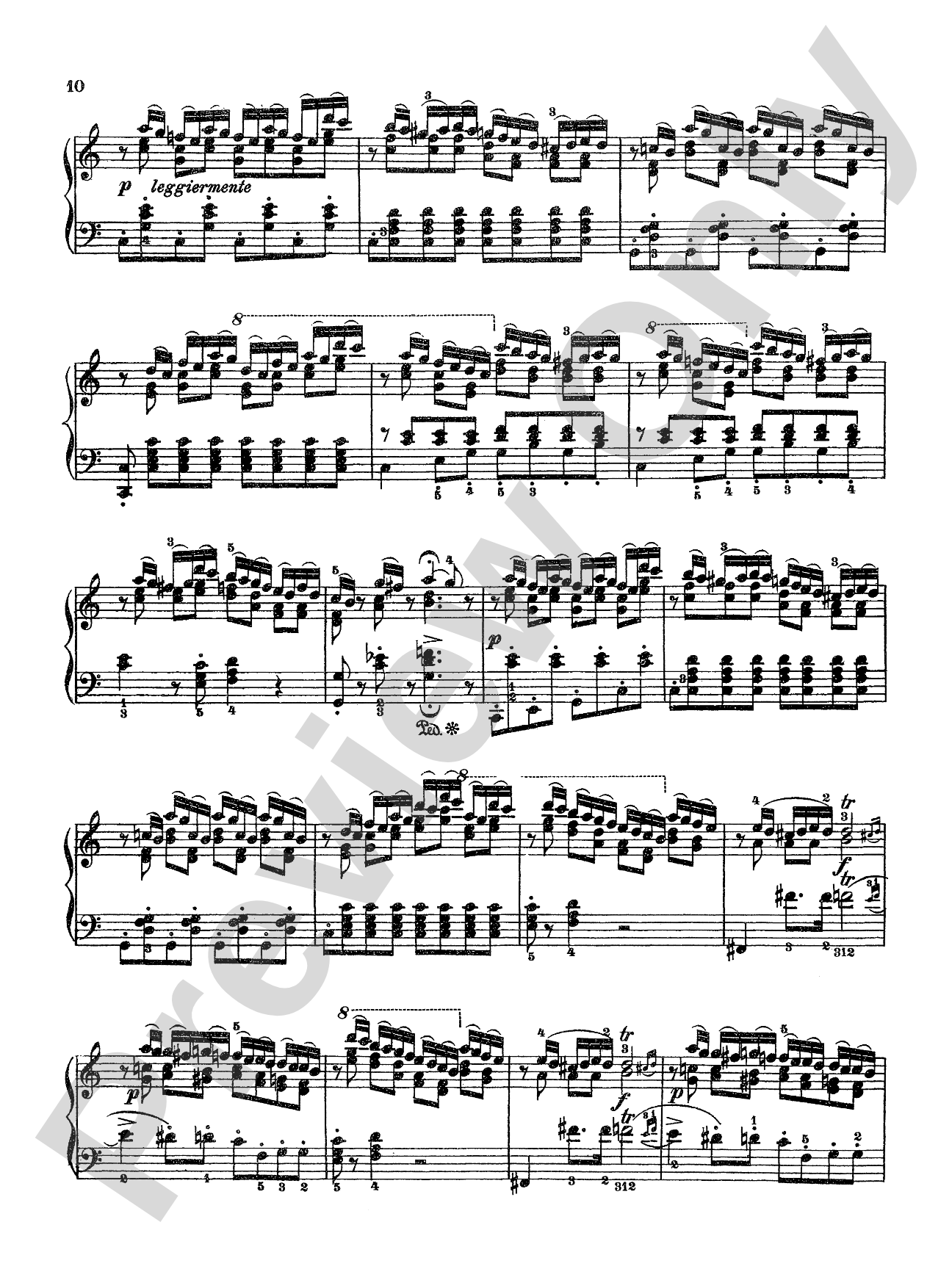 Weber: Four Piano Sonatas: Piano Book