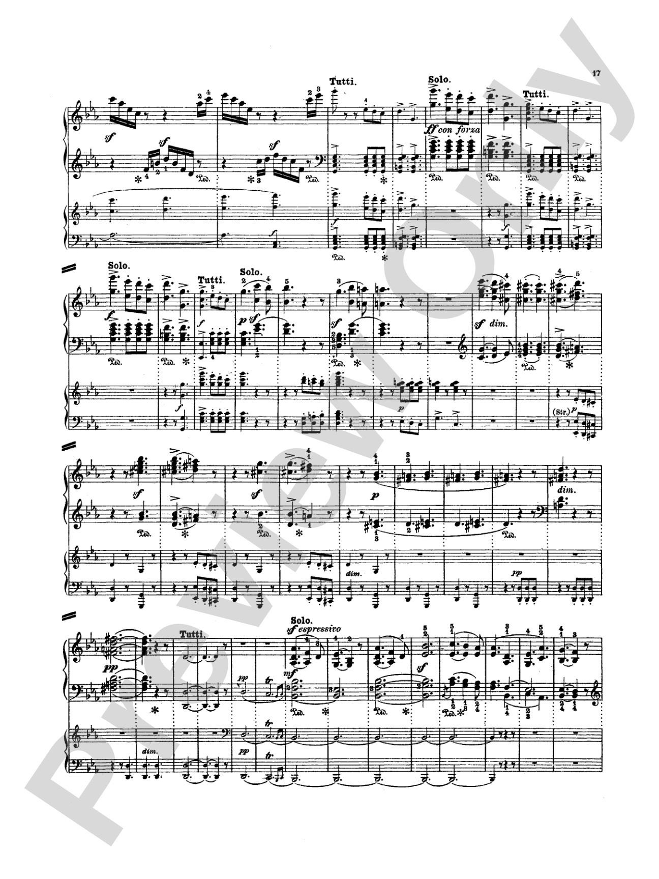 Mendelssohn: Rondo Brillante: Piano Duo (2 Pianos, 4 Hands) Book (2 copies required)