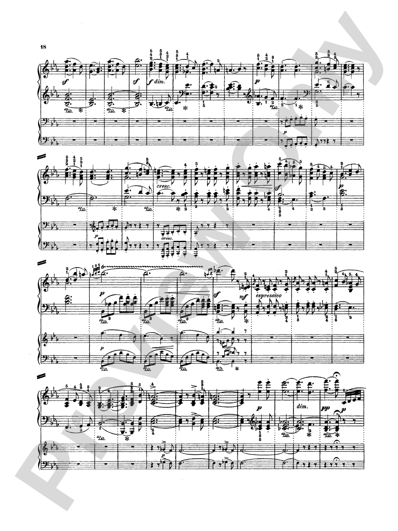 Mendelssohn: Rondo Brillante: Piano Duo (2 Pianos, 4 Hands) Book (2 copies required)
