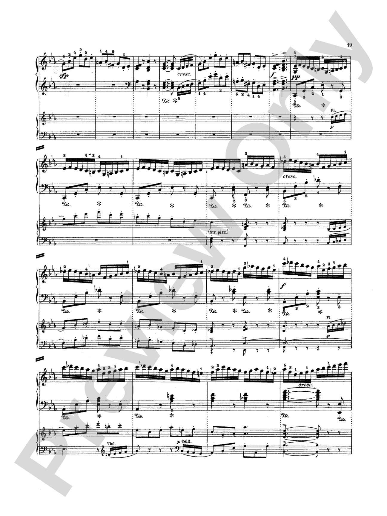 Mendelssohn: Rondo Brillante: Piano Duo (2 Pianos, 4 Hands) Book (2 copies required)