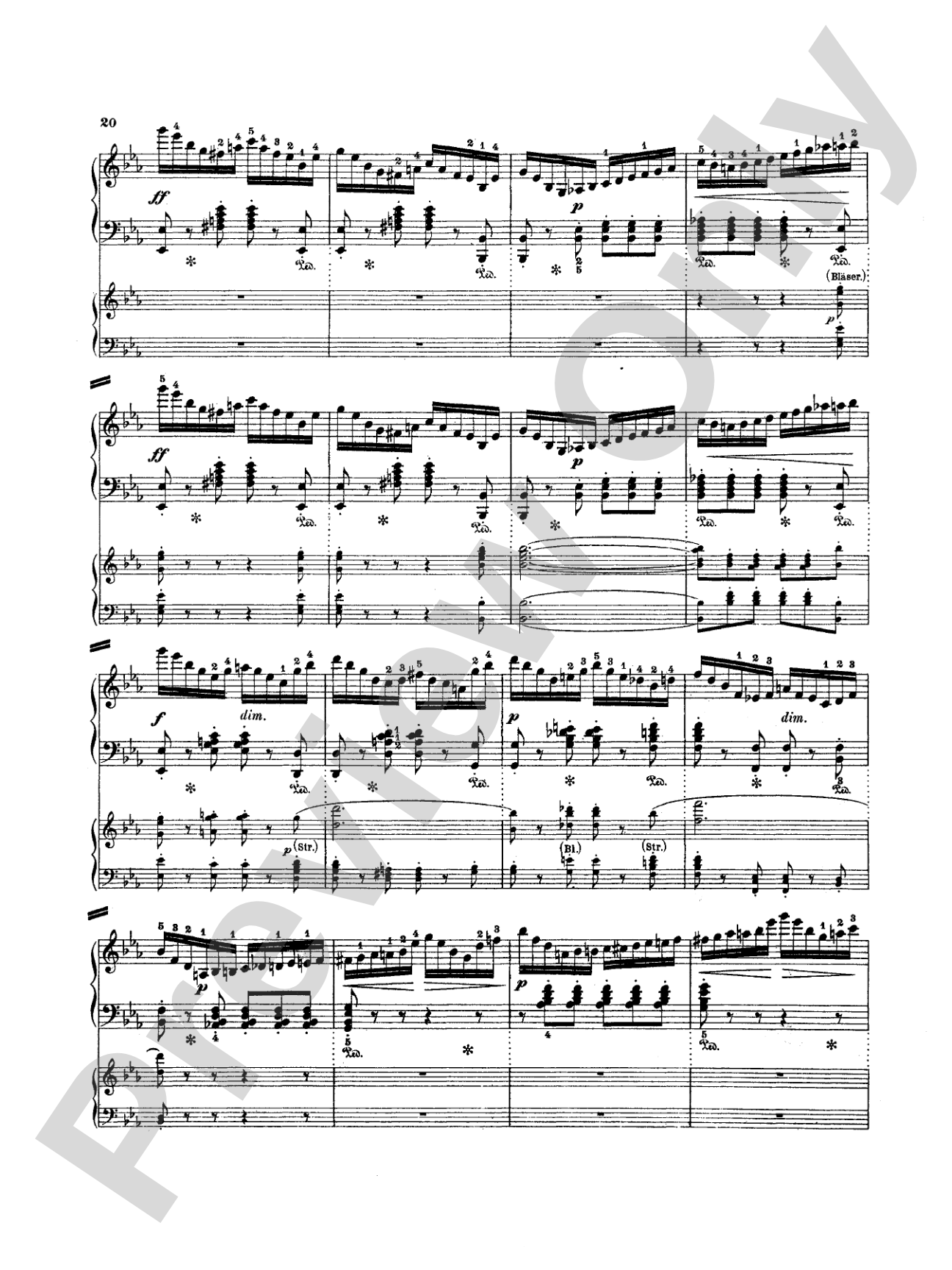 Mendelssohn: Rondo Brillante: Piano Duo (2 Pianos, 4 Hands) Book (2 copies required)
