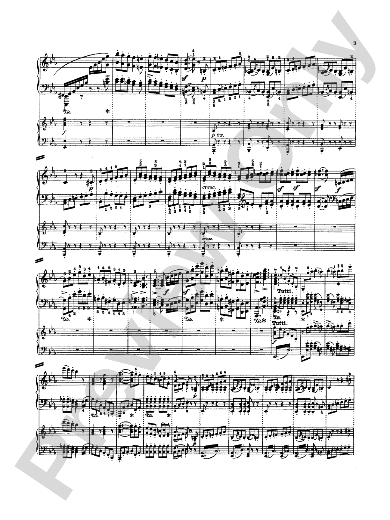 Mendelssohn: Rondo Brillante: Piano Duo (2 Pianos, 4 Hands) Book (2 copies required)