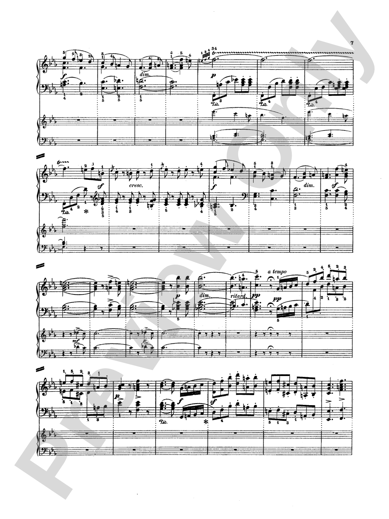 Mendelssohn: Rondo Brillante: Piano Duo (2 Pianos, 4 Hands) Book (2 copies required)