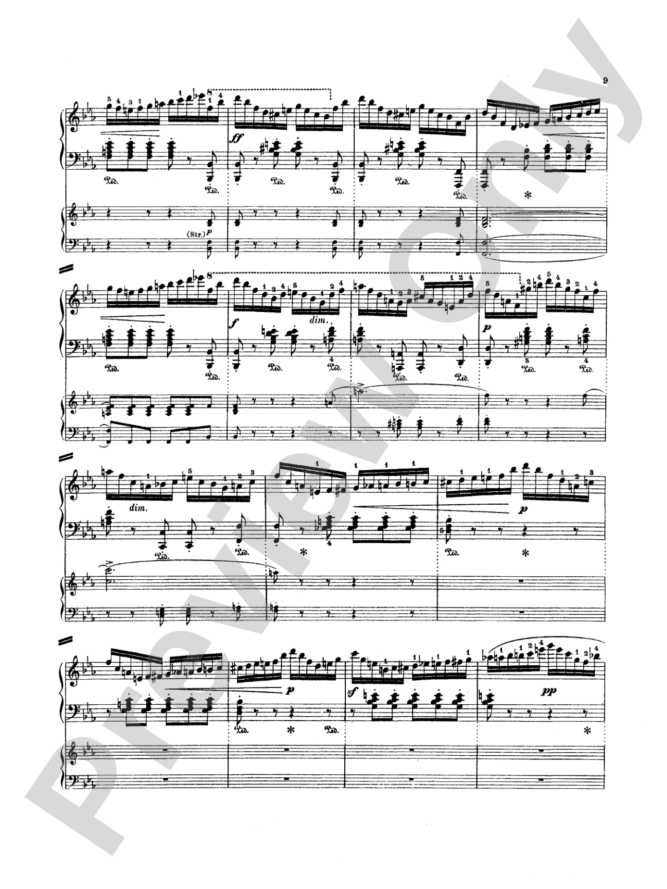 Mendelssohn: Rondo Brillante: Piano Duo (2 Pianos, 4 Hands) Book (2 copies required)