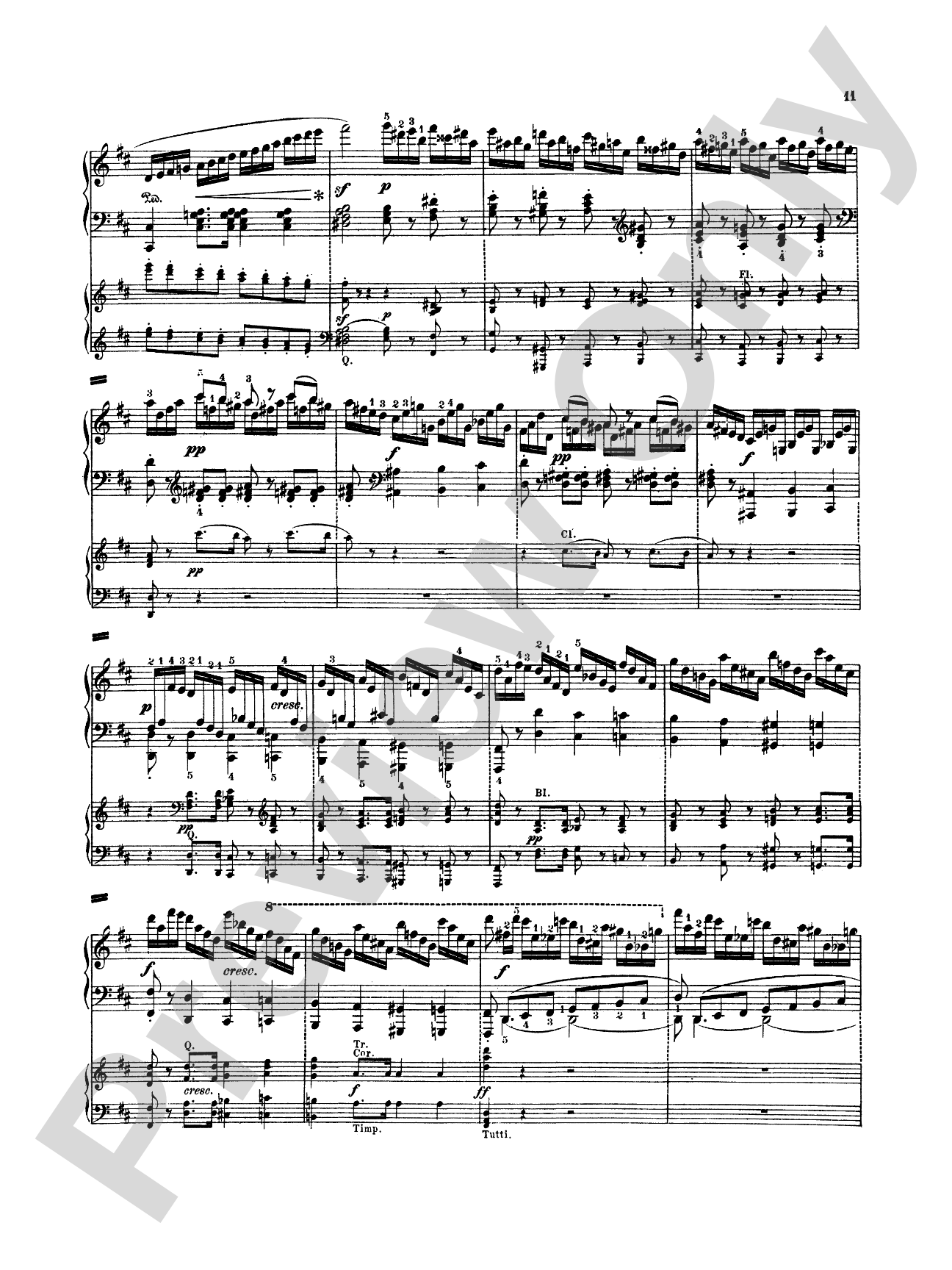 Mendelssohn: Capriccio Brillante, Op. 22: Piano Duo (2 Pianos, 4 Hands) Book (2 copies required)