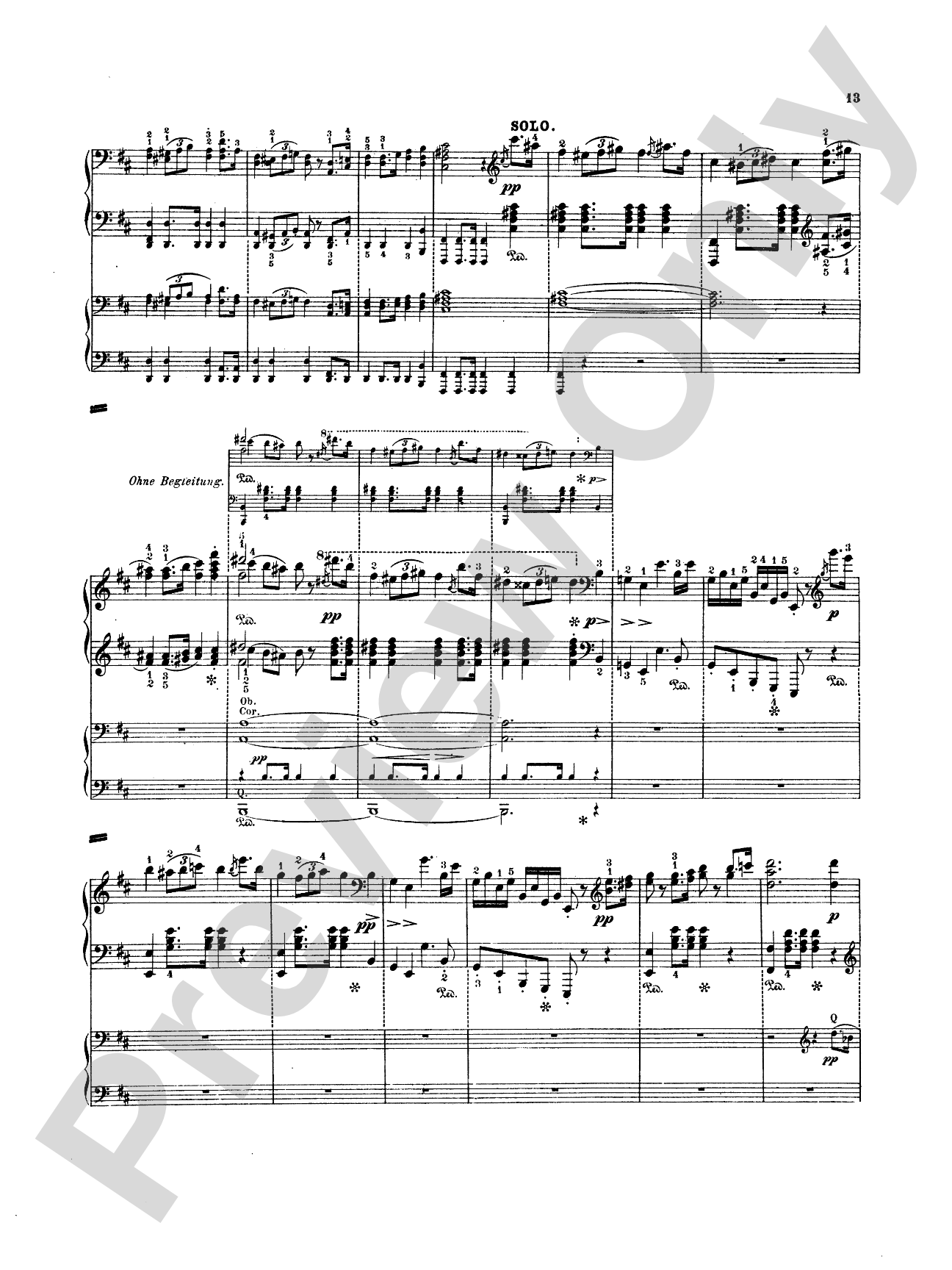 Mendelssohn: Capriccio Brillante, Op. 22: Piano Duo (2 Pianos, 4 Hands) Book (2 copies required)