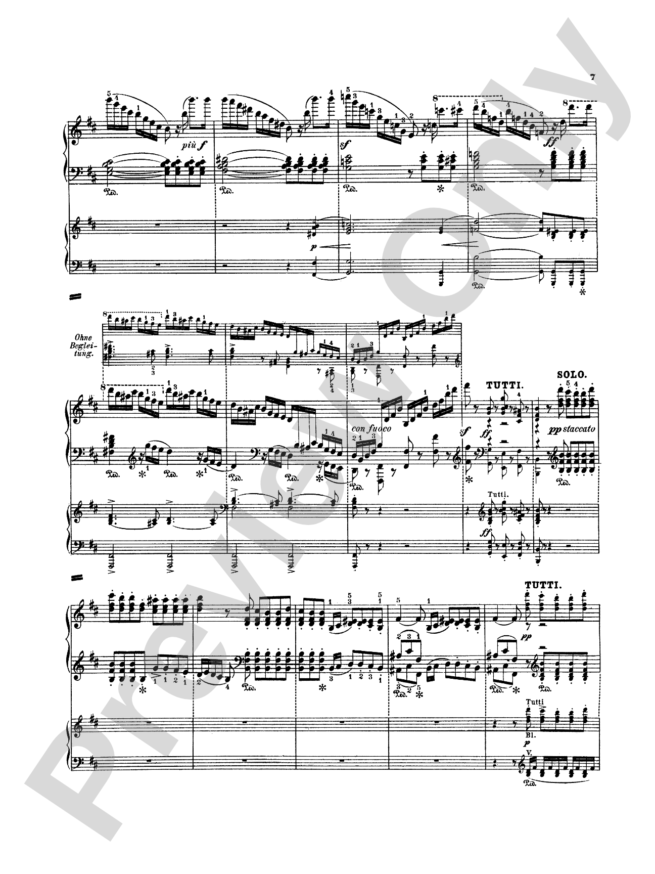 Mendelssohn: Capriccio Brillante, Op. 22: Piano Duo (2 Pianos, 4 Hands) Book (2 copies required)