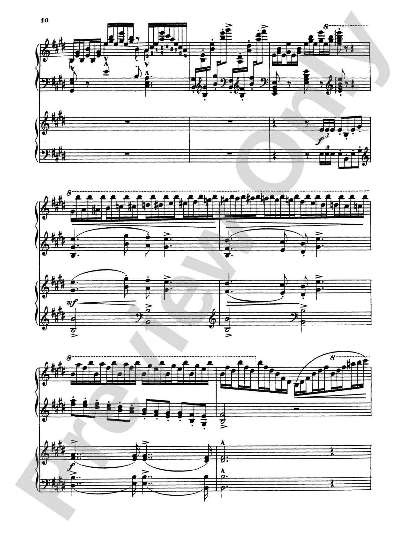 Liszt: Hungarian Fantasy: Piano Duo (2 Pianos, 4 Hands) Book (2 copies required)