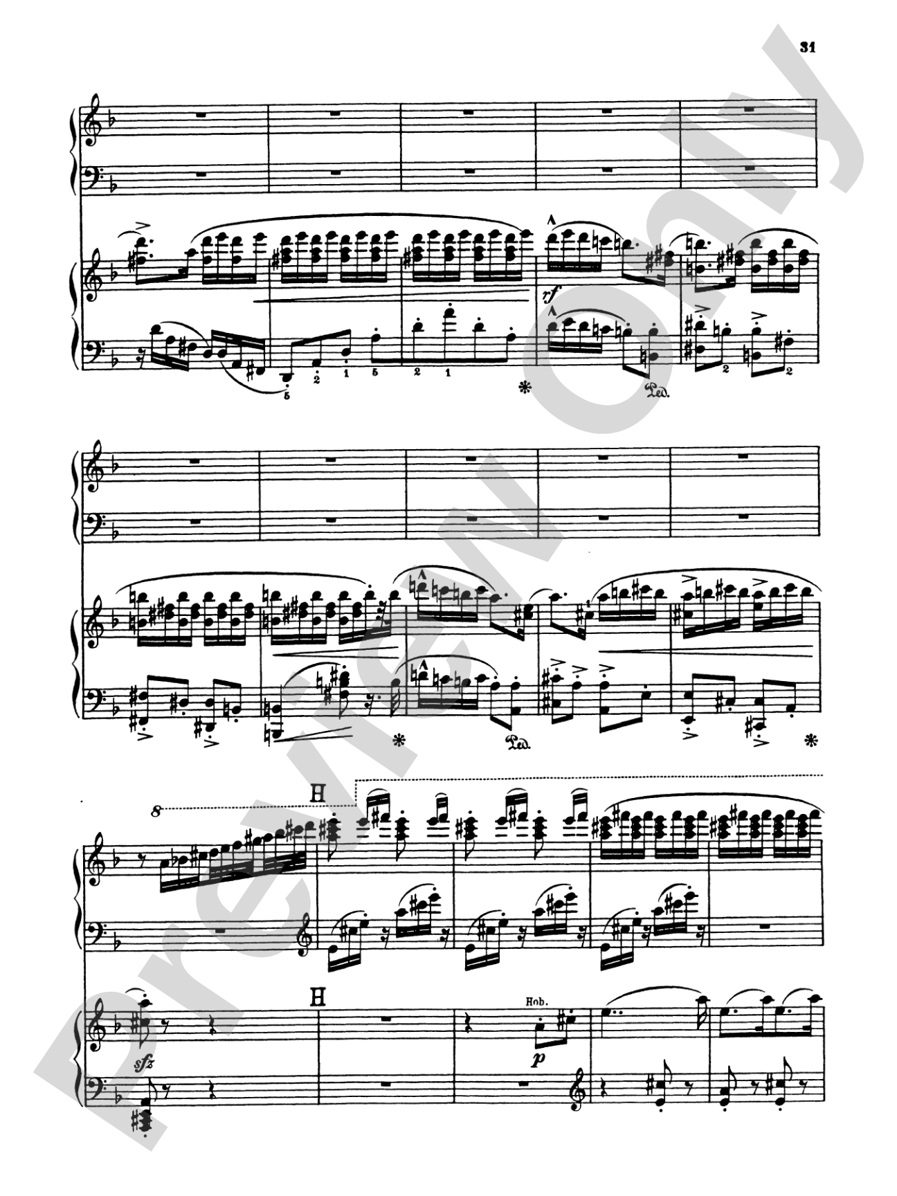 Liszt: Hungarian Fantasy: Piano Duo (2 Pianos, 4 Hands) Book (2 copies required)