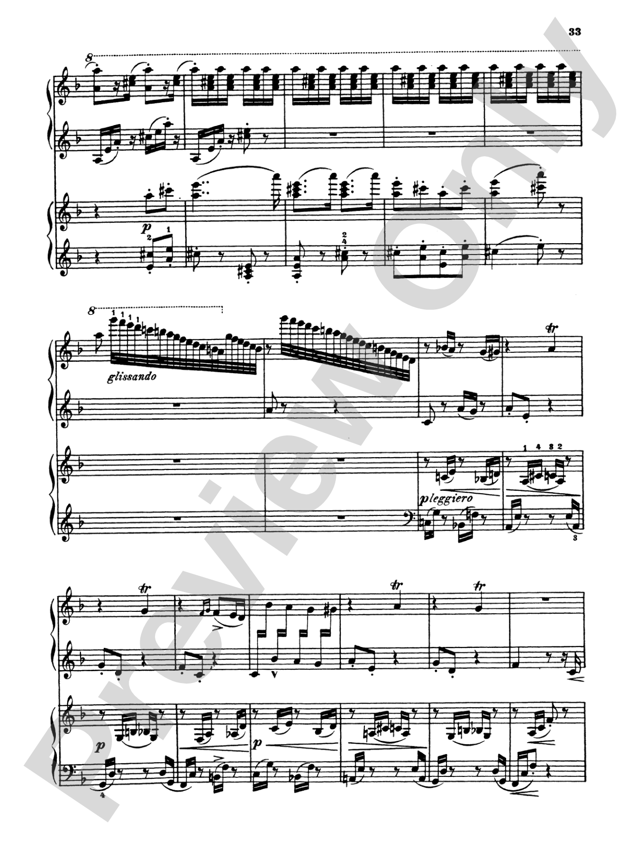 Liszt: Hungarian Fantasy: Piano Duo (2 Pianos, 4 Hands) Book (2 copies required)