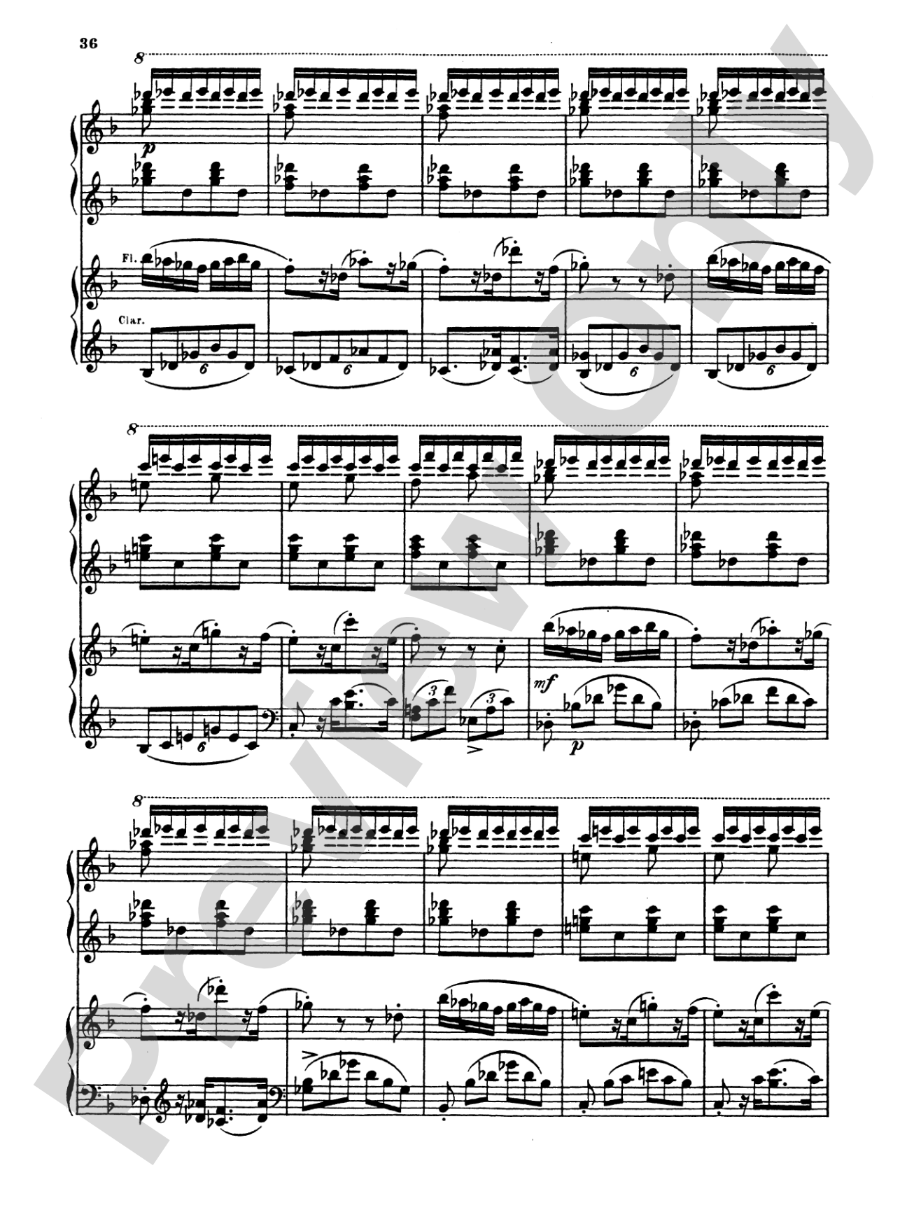 Liszt: Hungarian Fantasy: Piano Duo (2 Pianos, 4 Hands) Book (2 copies required)
