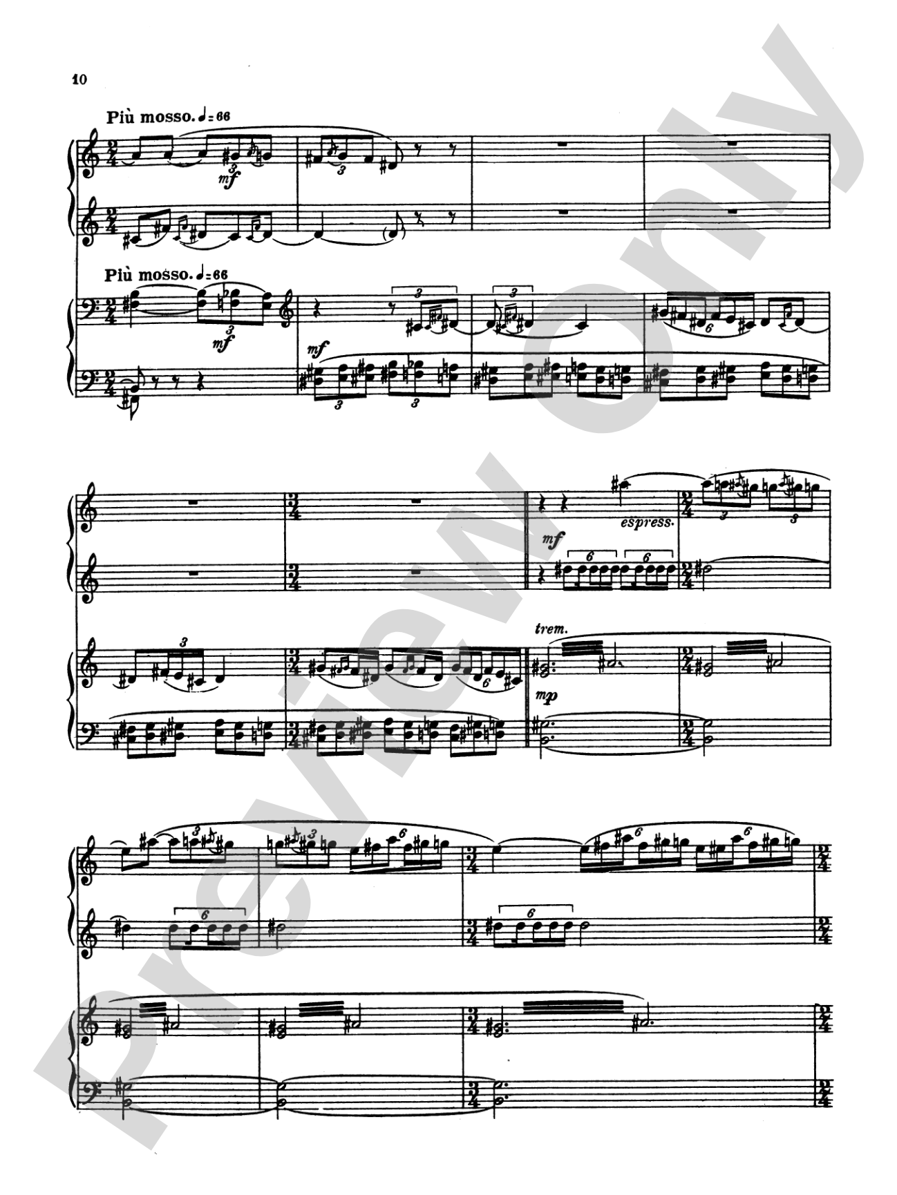 Stravinsky: Rite of Spring: Piano Duet (1 Piano, 4 Hands) Book