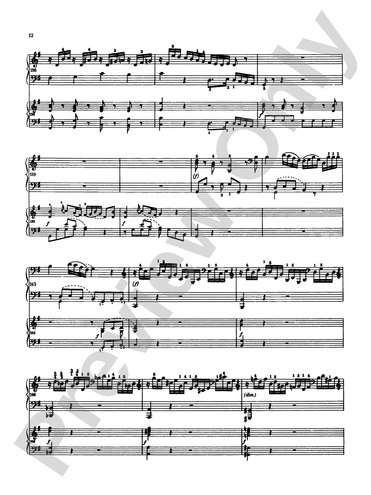 Haydn: Piano Concerto in G Major: Piano Duo (2 Pianos, 4 Hands) Book (2 copies required)