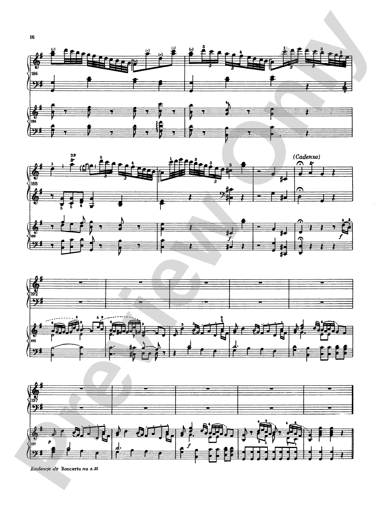 Haydn: Piano Concerto in G Major: Piano Duo (2 Pianos, 4 Hands) Book (2 copies required)