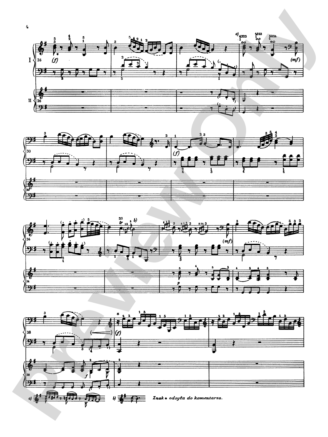 Haydn: Piano Concerto in G Major: Piano Duo (2 Pianos, 4 Hands) Book (2 copies required)