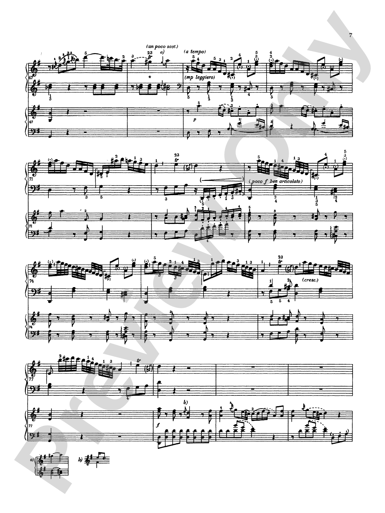 Haydn: Piano Concerto in G Major: Piano Duo (2 Pianos, 4 Hands) Book (2 copies required)