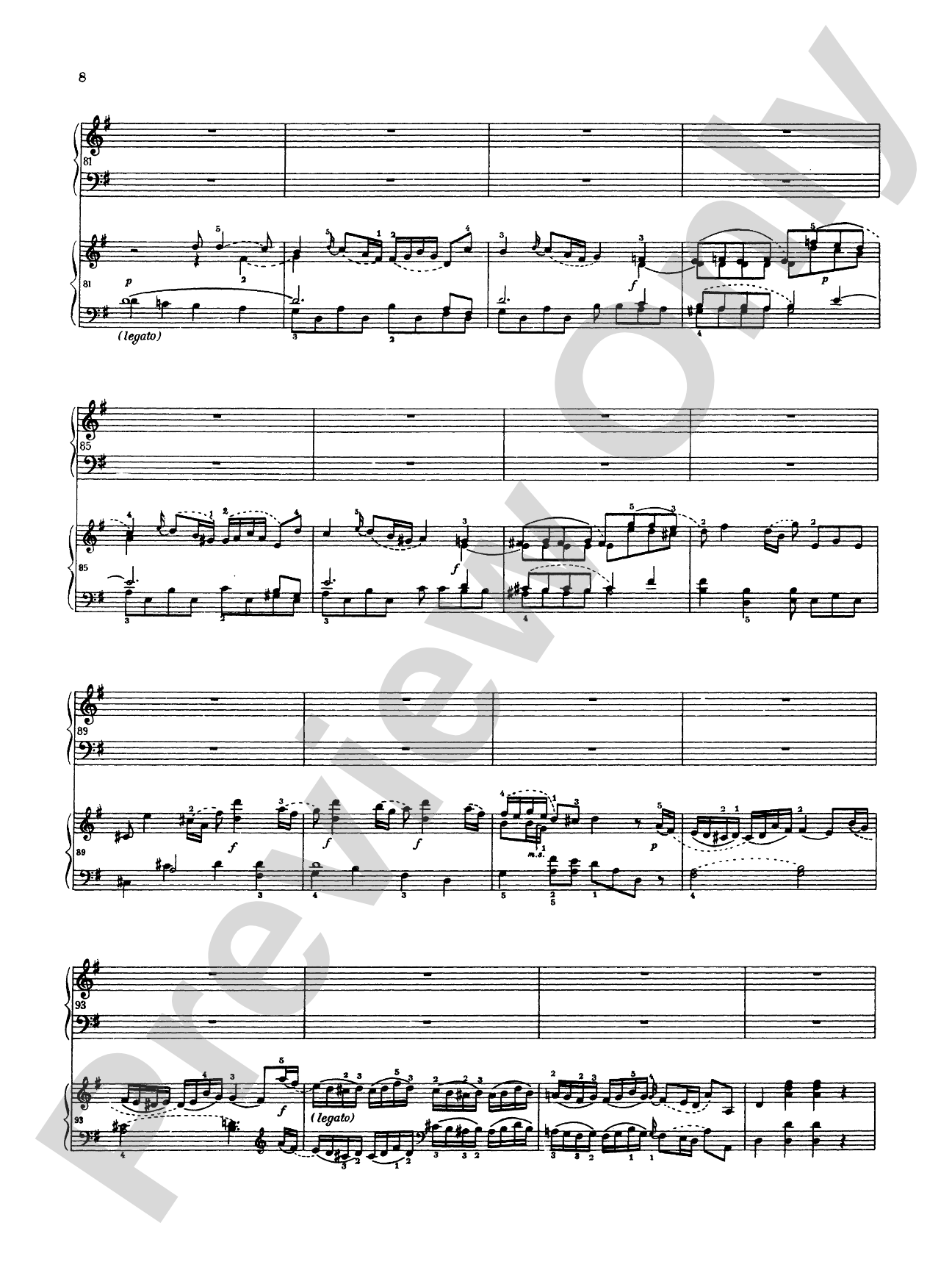 Haydn: Piano Concerto in G Major: Piano Duo (2 Pianos, 4 Hands) Book (2 copies required)