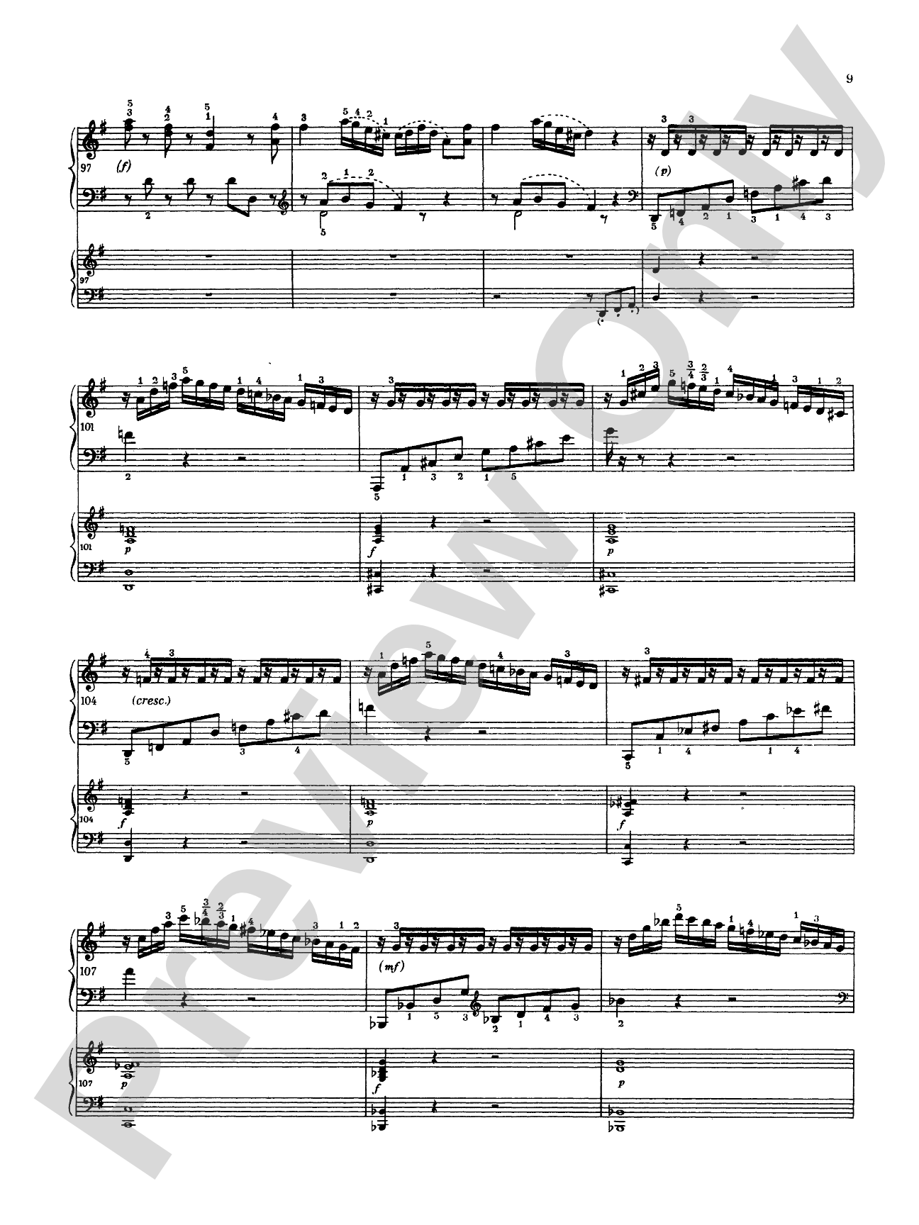 Haydn: Piano Concerto in G Major: Piano Duo (2 Pianos, 4 Hands) Book (2 copies required)