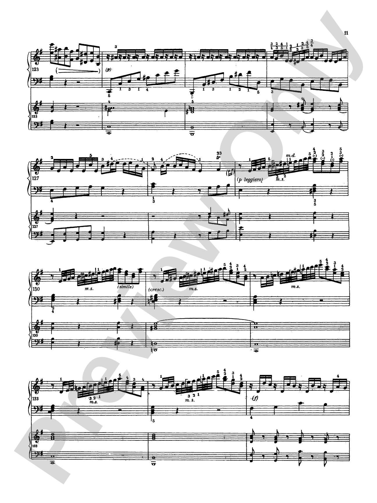 Haydn: Piano Concerto in G Major: Piano Duo (2 Pianos, 4 Hands) Book (2 copies required)