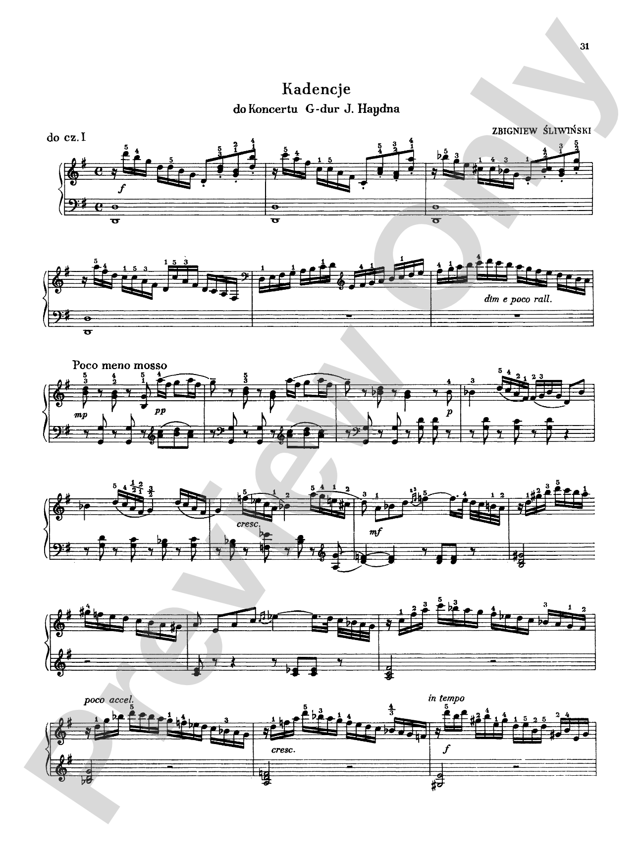 Haydn: Piano Concerto in G Major