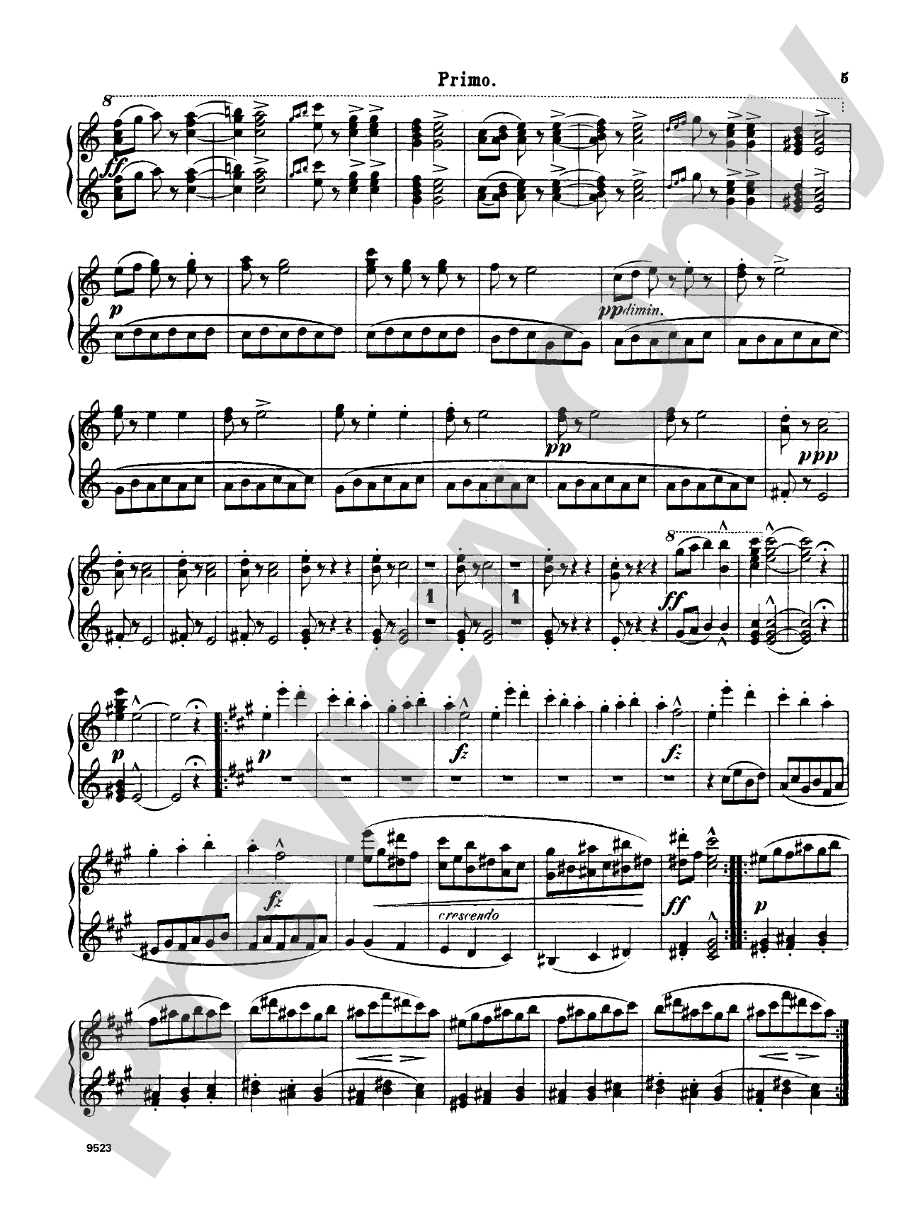 Dvorák: Slavonic Dances, Op. 46 (Volume I): Piano Duet (1 Piano, 4 Hands) Book