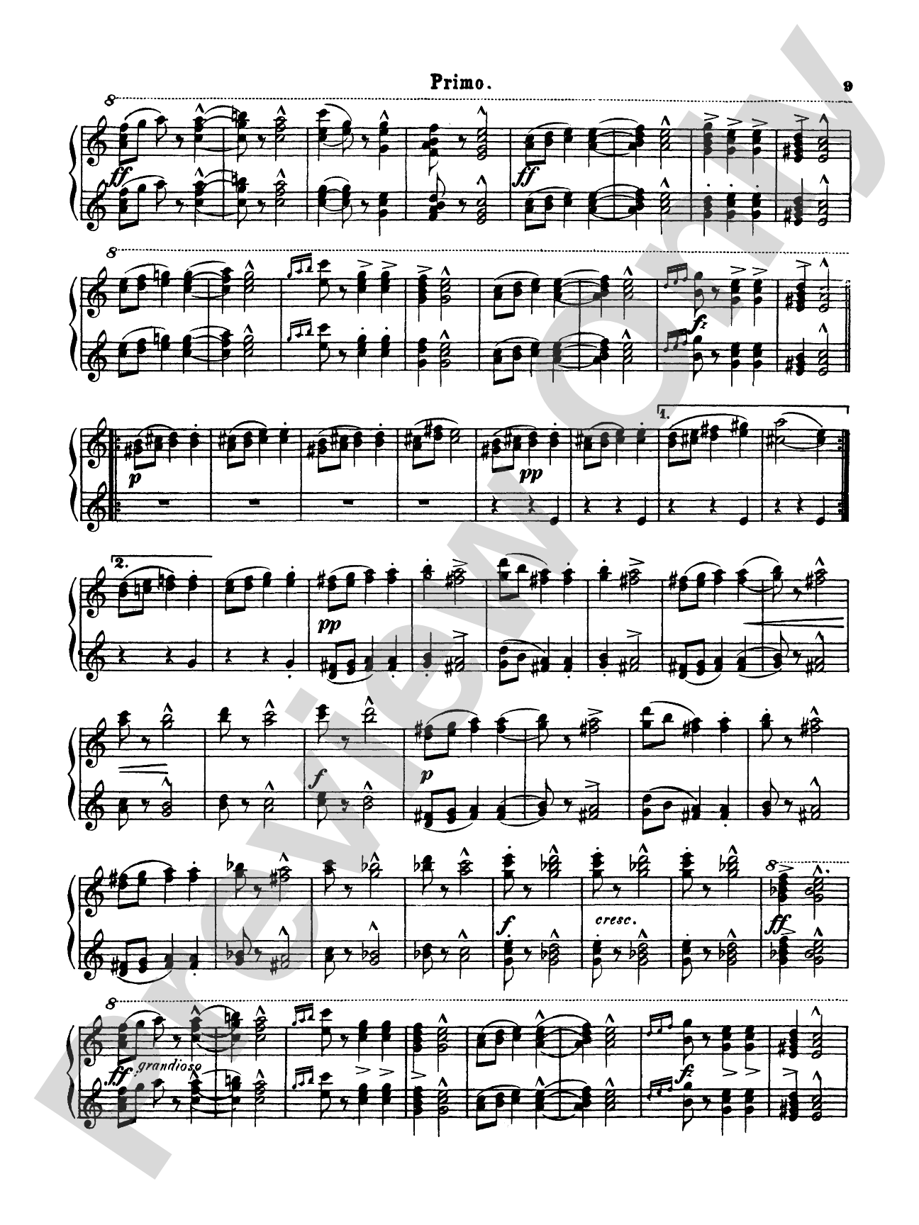 Dvorák: Slavonic Dances, Op. 46 (Volume I): Piano Duet (1 Piano, 4 Hands) Book
