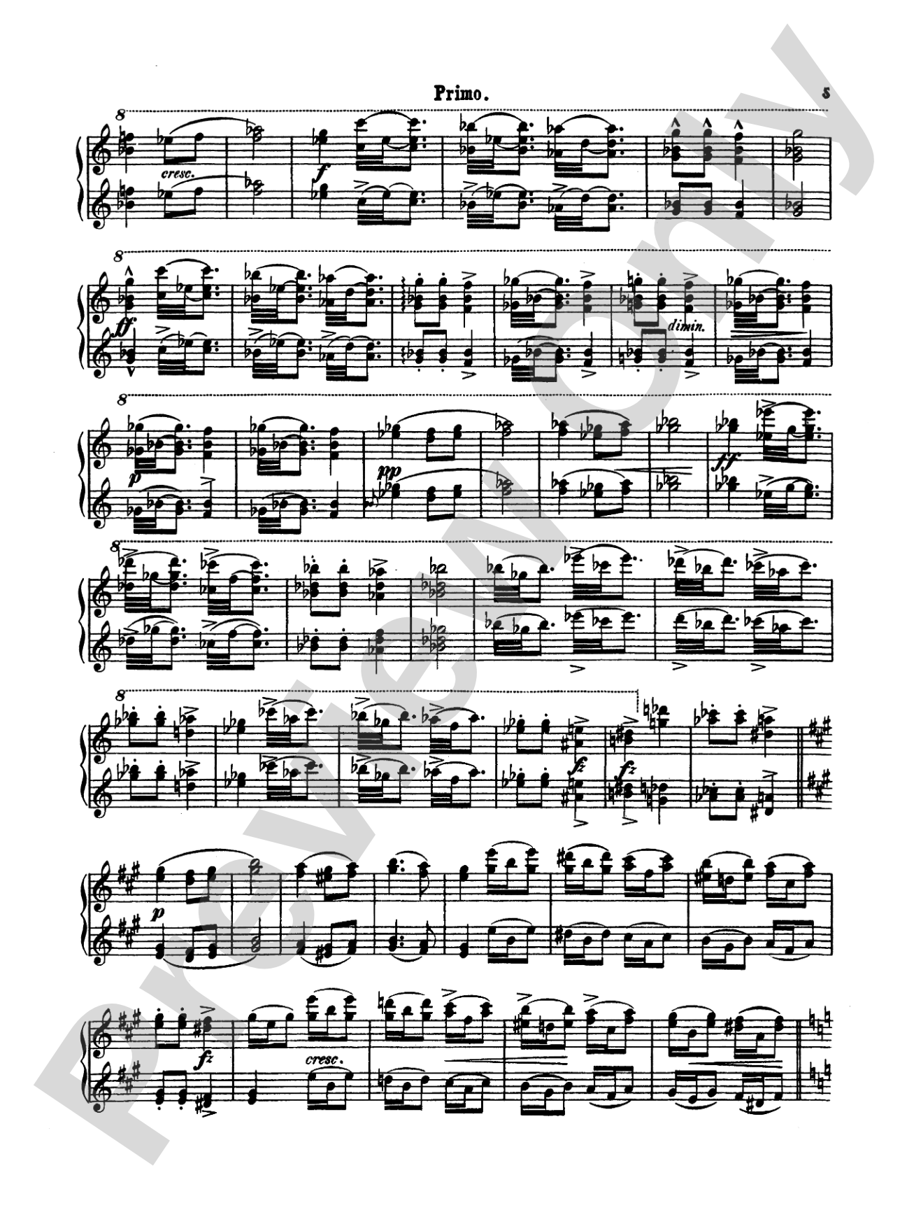 Dvorák: Slavonic Dances, Op. 46 (Volume II): Piano Duet (1 Piano, 4 Hands) Book