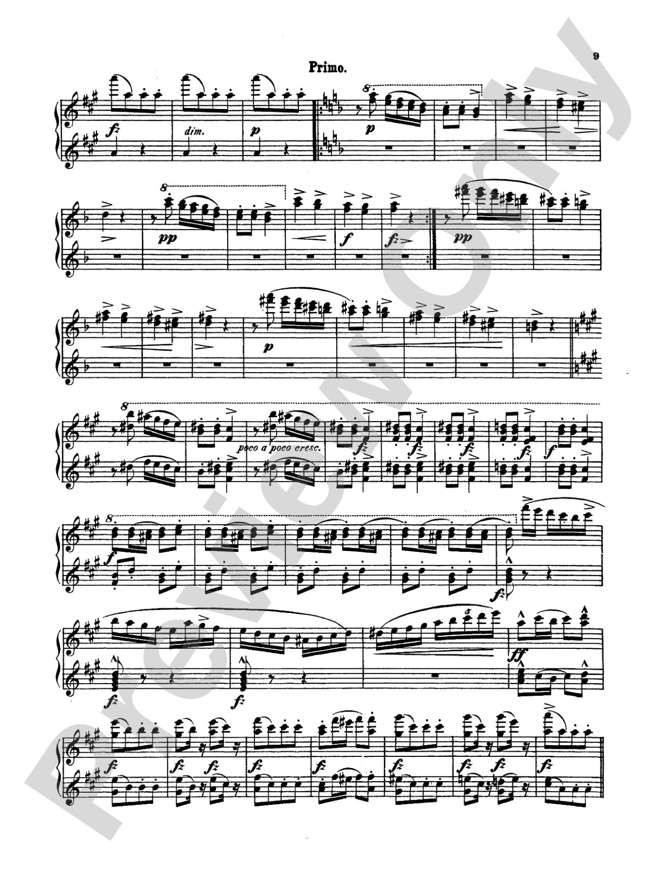 Dvorák: Slavonic Dances, Op. 46 (Volume II): Piano Duet (1 Piano, 4 Hands) Book
