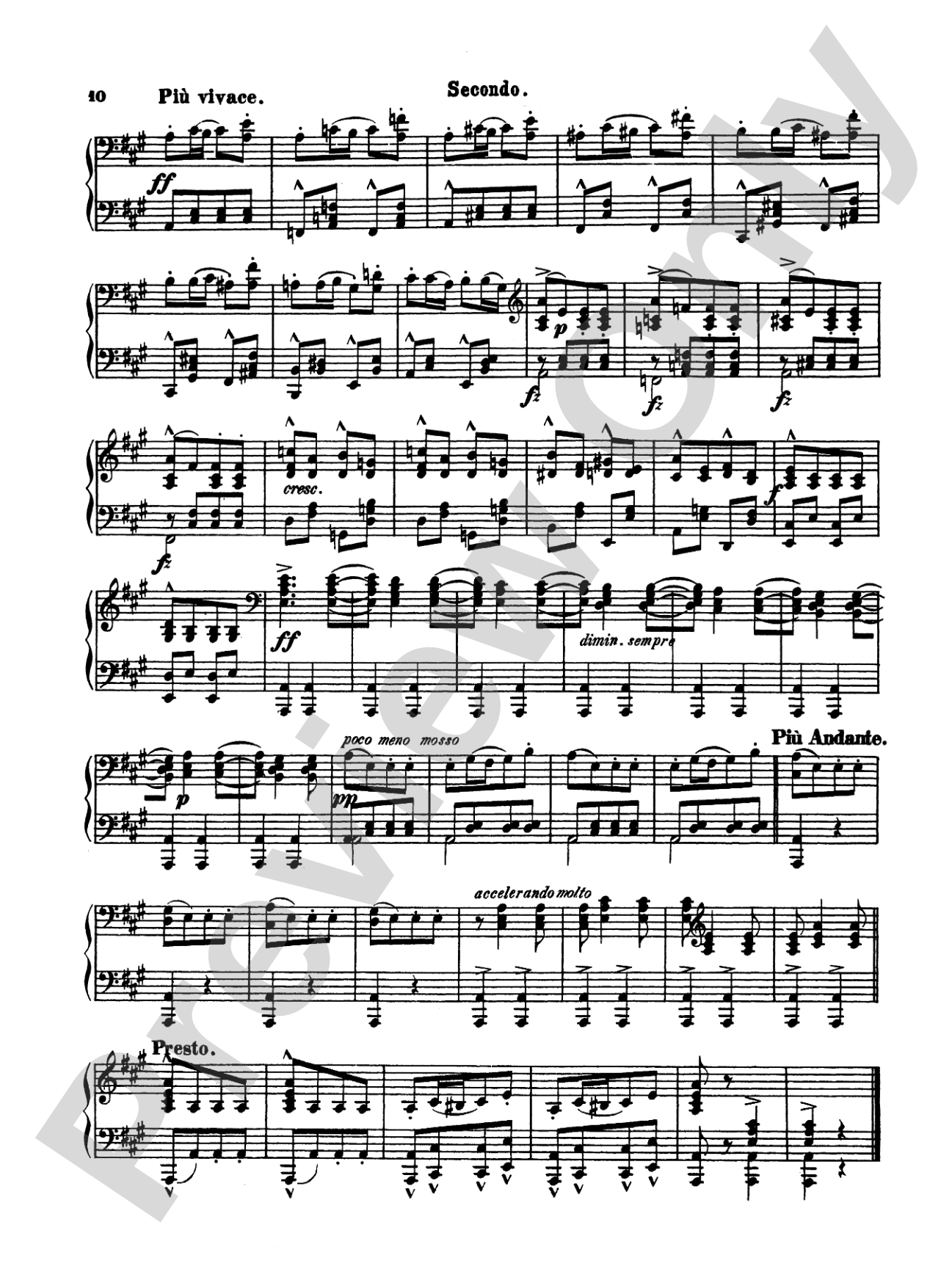 Dvorák: Slavonic Dances, Op. 46 (Volume II): Piano Duet (1 Piano, 4 Hands) Book