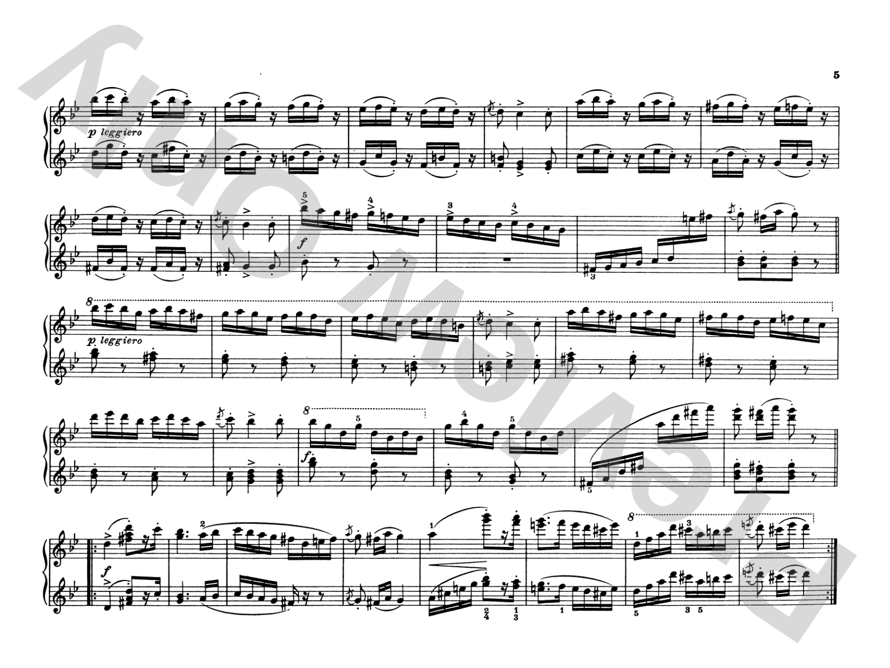 Brahms: Hungarian Dances, Volume I: Piano Duet (1 Piano, 4 Hands) Comb Bound Book