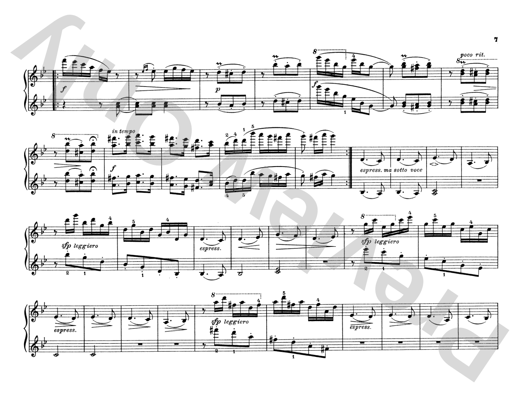 Brahms: Hungarian Dances, Volume I: Piano Duet (1 Piano, 4 Hands) Comb Bound Book