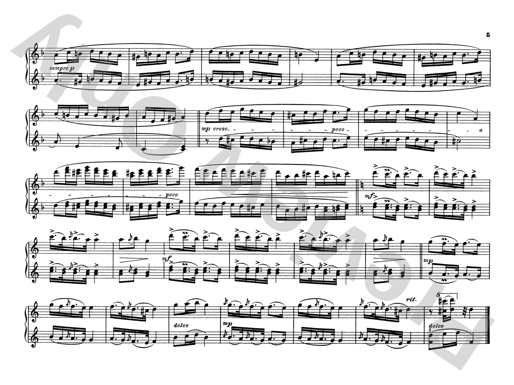 Brahms: Hungarian Dances, Volume II: Piano Duet (1 Piano, 4 Hands) Comb Bound Book