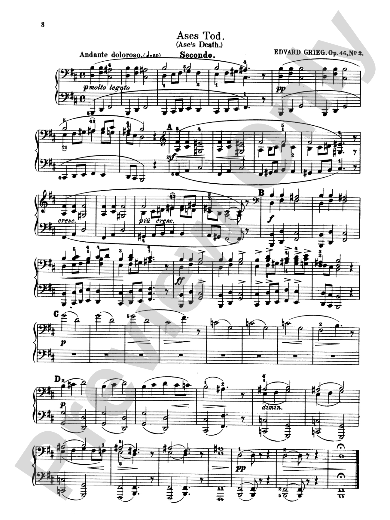 Grieg: Peer Gynt Suite, No. 1, Op. 46
