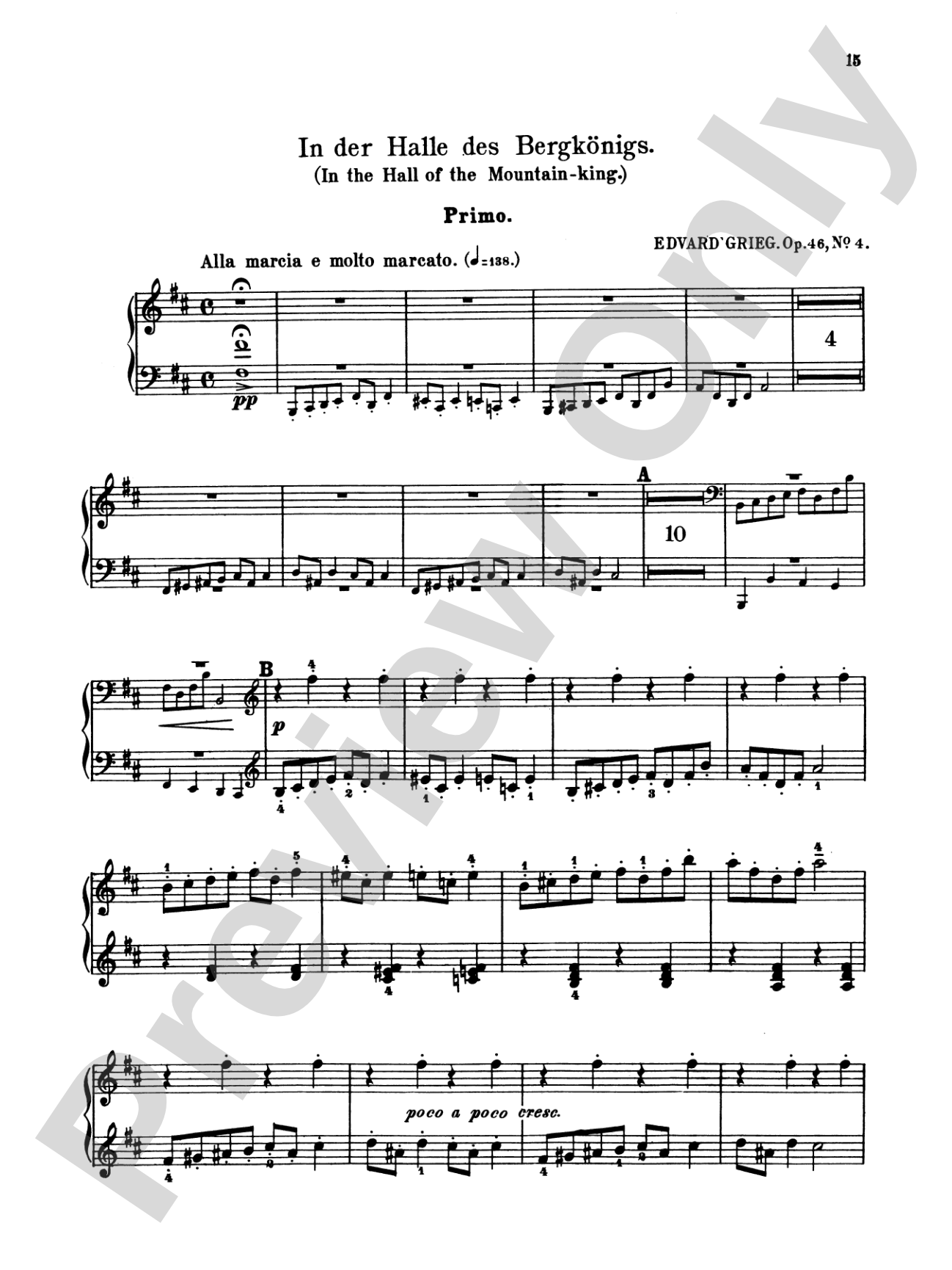 Grieg: Peer Gynt Suite, No. 1, Op. 46
