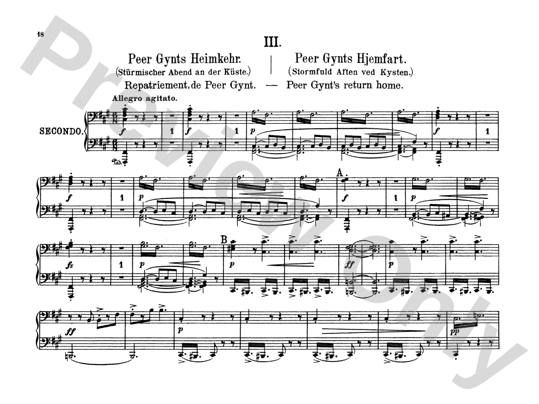 Grieg: Peer Gynt Suite, No. 2, Op. 55