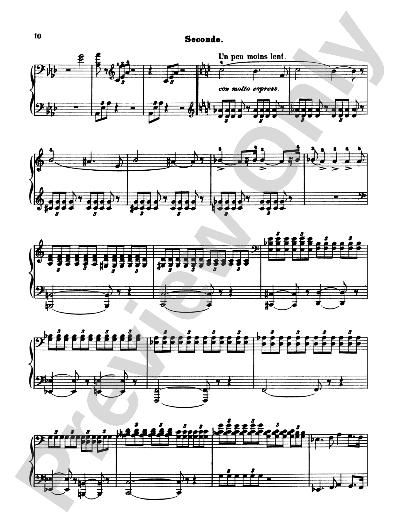 Bizet: L'Arlesienne, Suites 1 & 2: Piano Duet (1 Piano, 4 Hands) Book