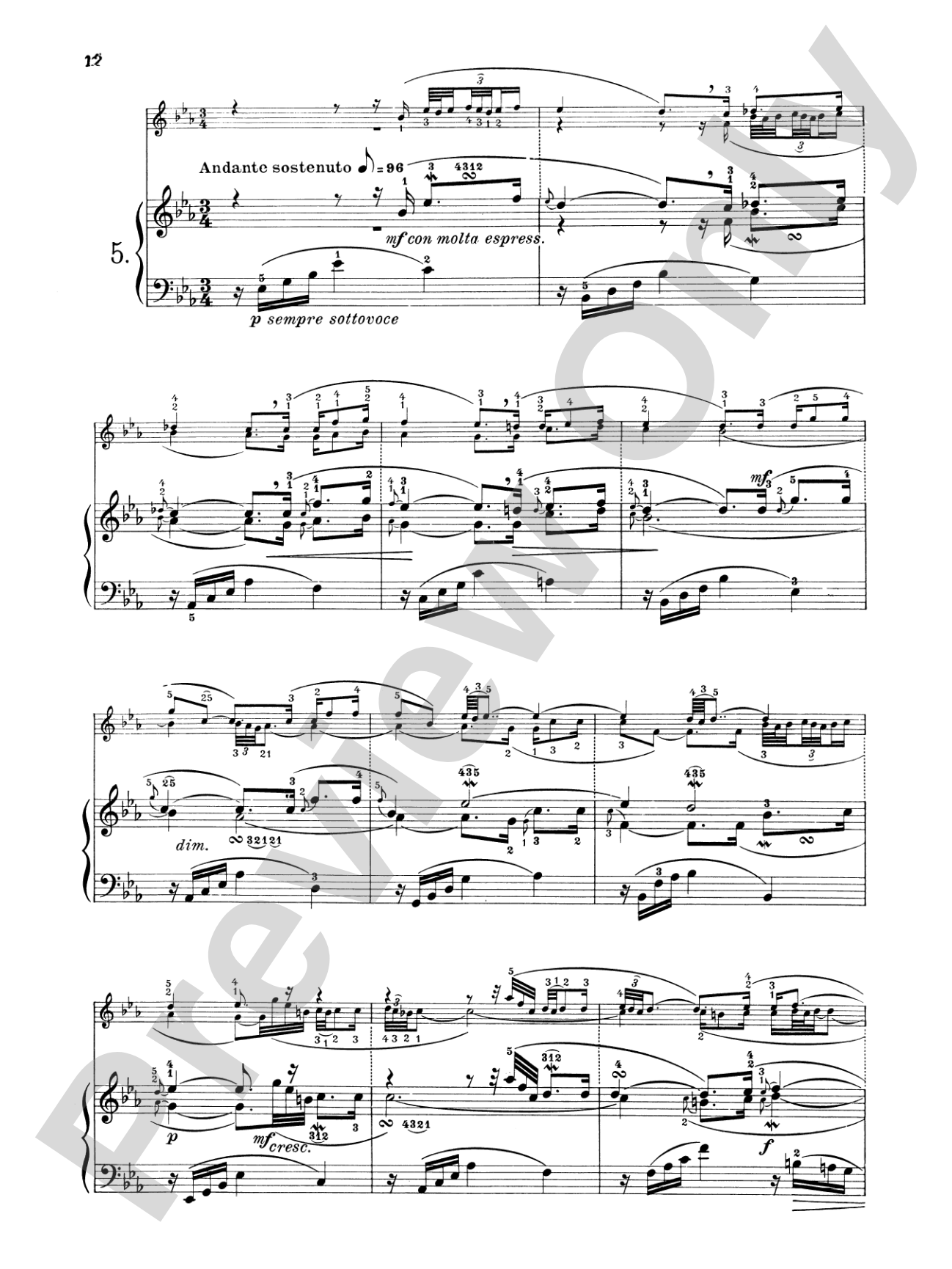 Bach: Three-Part Inventions (Ed. Mugellini)