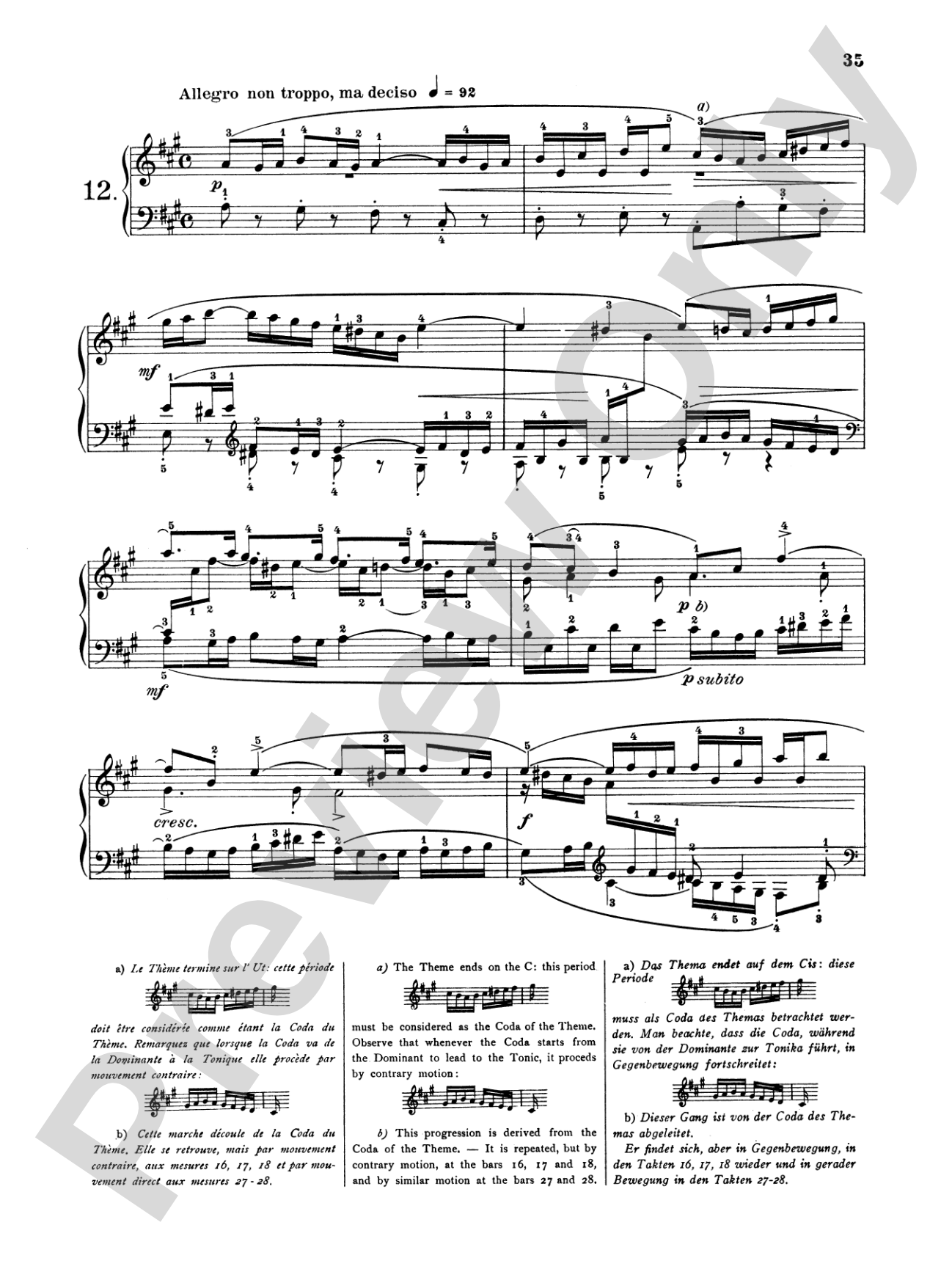 Bach: Three-Part Inventions (Ed. Mugellini)