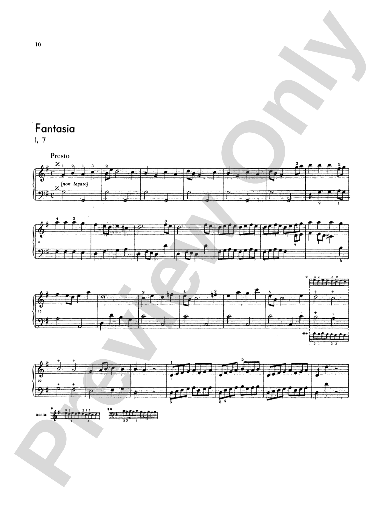 Telemann: Fantasies for Piano