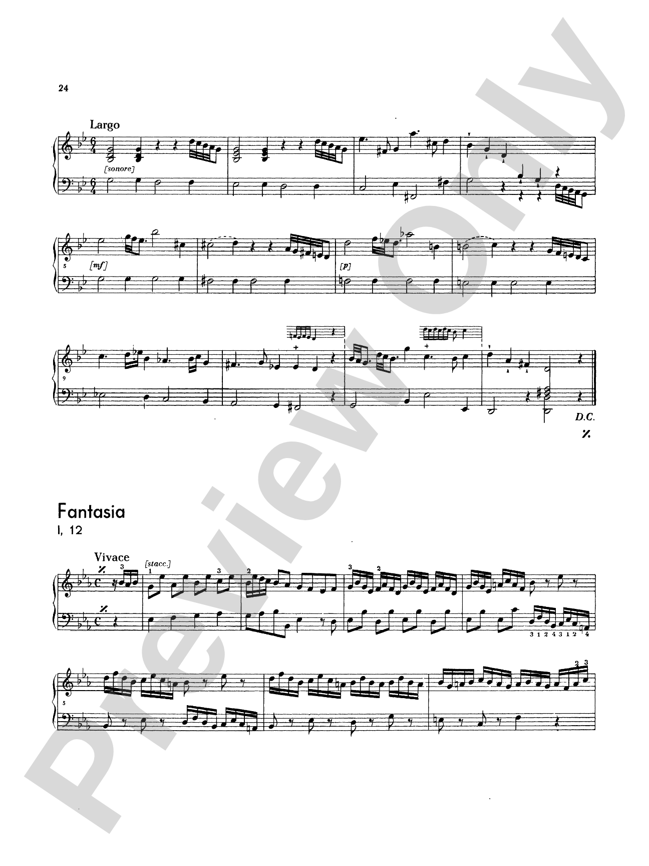 Telemann: Fantasies for Piano