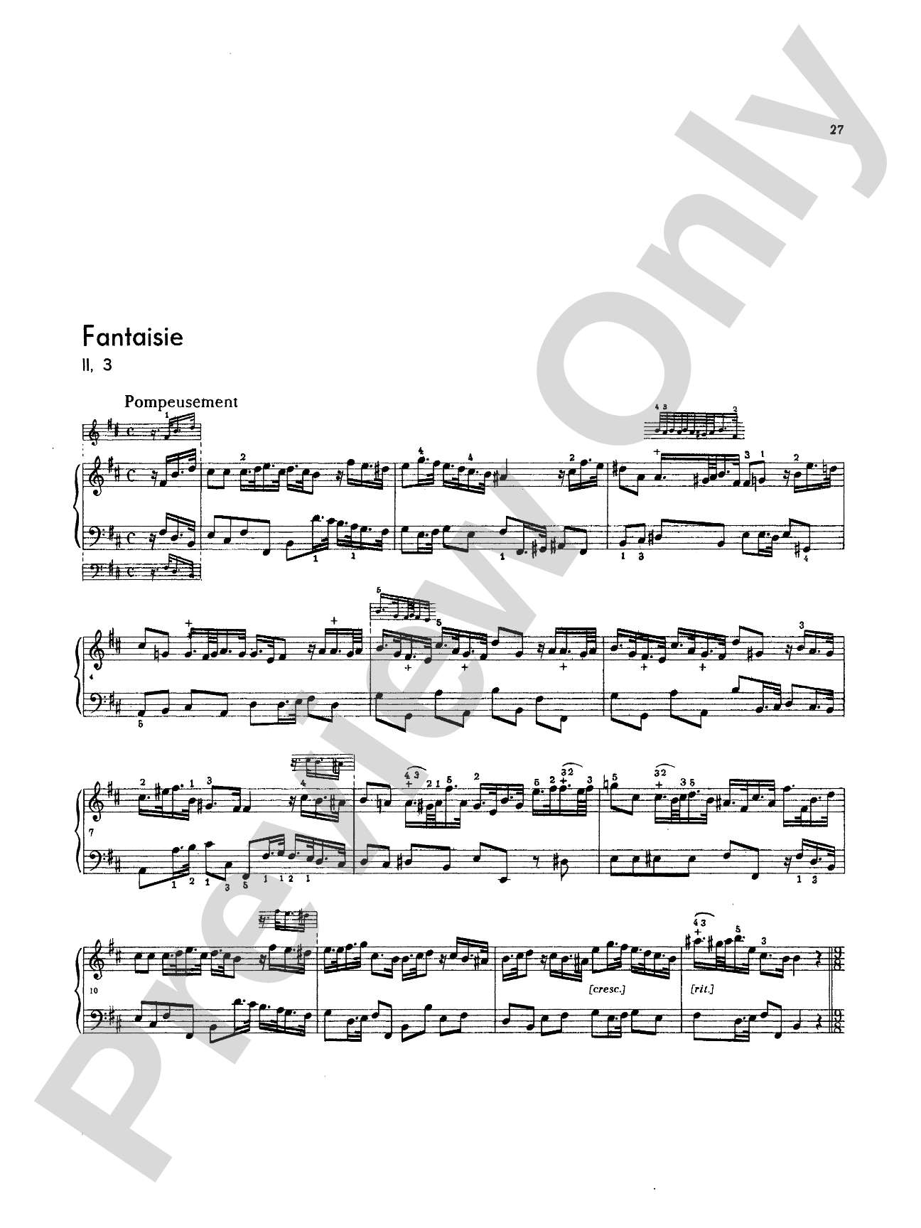 Telemann: Fantasies for Piano