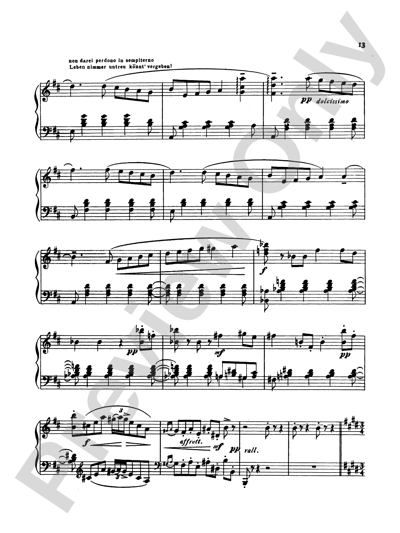 Puccini: La Boheme Fantasy (Transcr. Bernhard Wolff): Piano