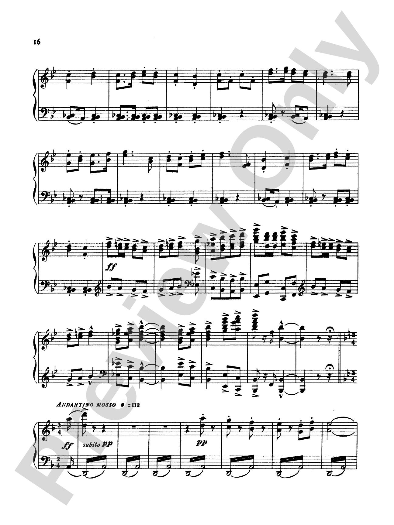 Puccini: La Boheme Fantasy (Transcr. Bernhard Wolff): Piano