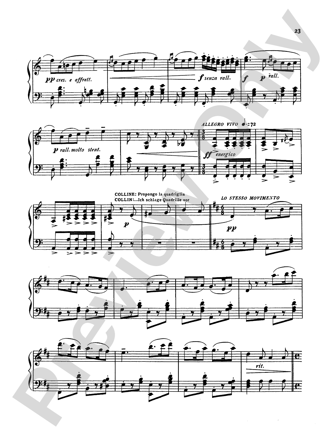 Puccini: La Boheme Fantasy (Transcr. Bernhard Wolff): Piano